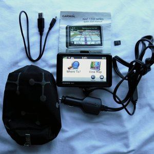 Used Garmin Nuvi 1370 with City Navigator North America and Europe Map Modules